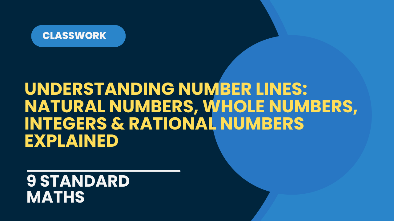 Number Lines: Understanding Natural Numbers, Whole Numbers, Integers, and Rational Numbers